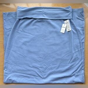 aerie Blue Stretchy Maxi Skirt
